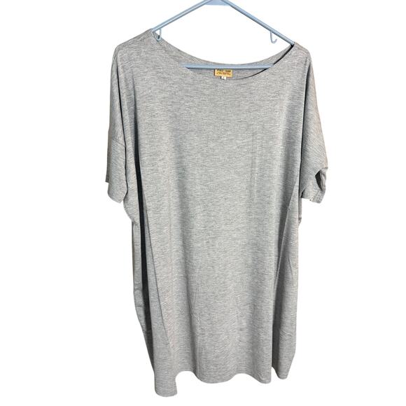 Piko 1988 Dresses & Skirts - Piko 1988 Bamboo Tee Bundle 2 PC Pink Gray Short sleeve Oversized Soft Comfy